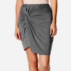 Mini stretchy skirt with twist , by Socialite XL